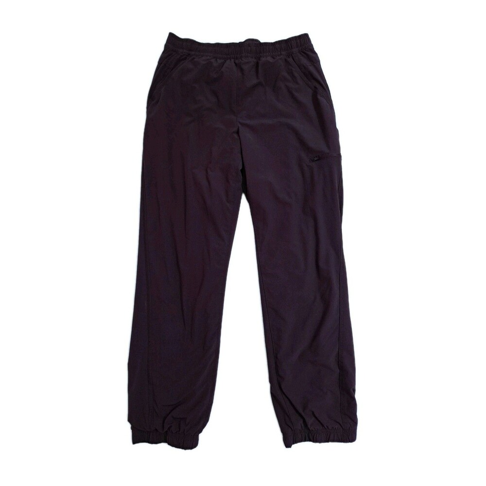 Eddie Bauer Women's 10 Fleece Lined Pants Snow Burgundy Red Outdoor Ski Winter